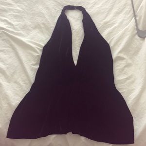 Low cut free people top